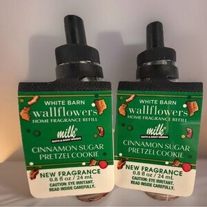 White Barn Wallflowers Refill - Cinnamon Sugar Pretzel Cookie-Lot of 2-New-🔥